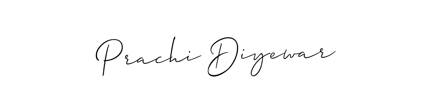 You can use this online signature creator to create a handwritten signature for the name Prachi Diyewar. This is the best online autograph maker. Prachi Diyewar signature style 2 images and pictures png