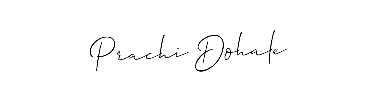 Create a beautiful signature design for name Prachi Dohale. With this signature (Allison_Script) fonts, you can make a handwritten signature for free. Prachi Dohale signature style 2 images and pictures png