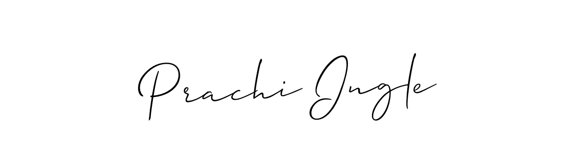 Also You can easily find your signature by using the search form. We will create Prachi Ingle name handwritten signature images for you free of cost using Allison_Script sign style. Prachi Ingle signature style 2 images and pictures png