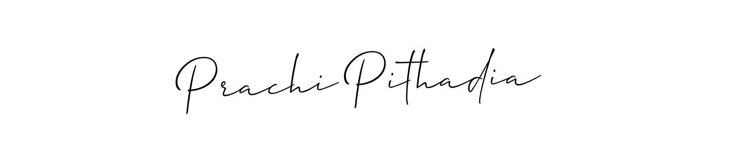 Make a beautiful signature design for name Prachi Pithadia. Use this online signature maker to create a handwritten signature for free. Prachi Pithadia signature style 2 images and pictures png