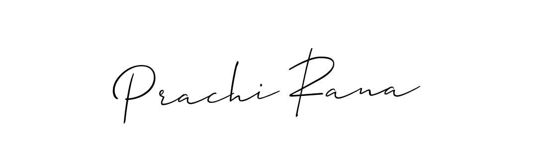 Also we have Prachi Rana name is the best signature style. Create professional handwritten signature collection using Allison_Script autograph style. Prachi Rana signature style 2 images and pictures png