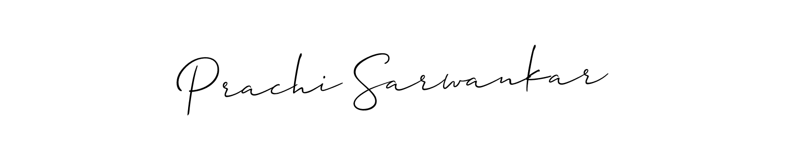 Also You can easily find your signature by using the search form. We will create Prachi Sarwankar name handwritten signature images for you free of cost using Allison_Script sign style. Prachi Sarwankar signature style 2 images and pictures png