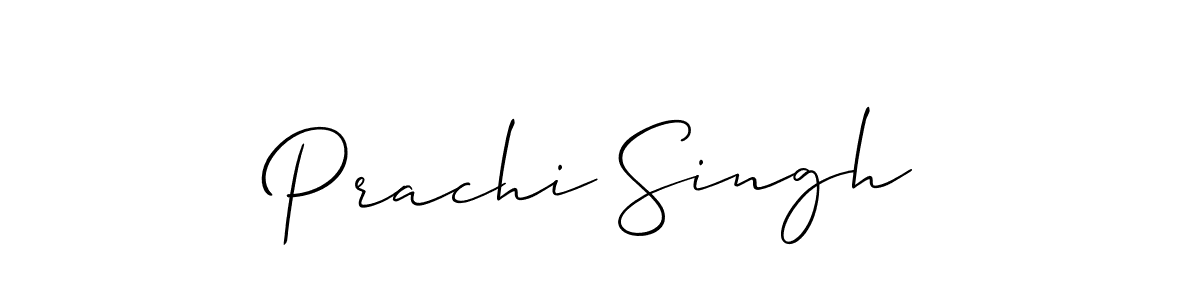 You should practise on your own different ways (Allison_Script) to write your name (Prachi Singh) in signature. don't let someone else do it for you. Prachi Singh signature style 2 images and pictures png