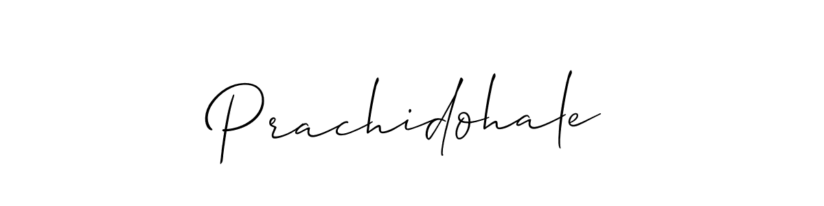 Make a short Prachidohale signature style. Manage your documents anywhere anytime using Allison_Script. Create and add eSignatures, submit forms, share and send files easily. Prachidohale signature style 2 images and pictures png