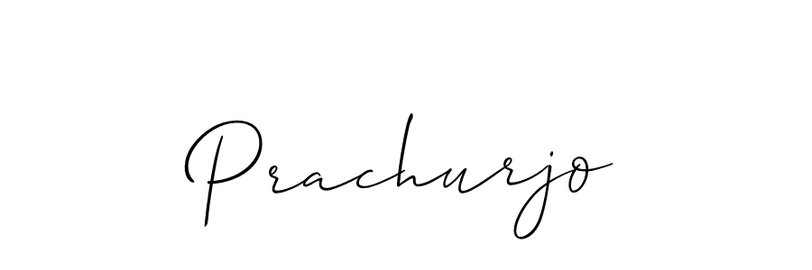 You should practise on your own different ways (Allison_Script) to write your name (Prachurjo) in signature. don't let someone else do it for you. Prachurjo signature style 2 images and pictures png