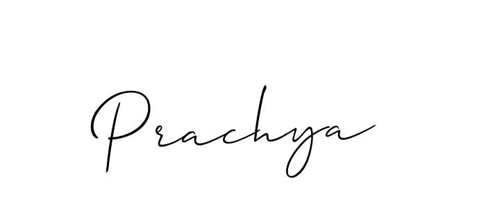 How to Draw Prachya signature style? Allison_Script is a latest design signature styles for name Prachya. Prachya signature style 2 images and pictures png