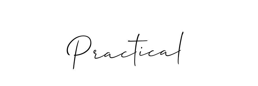 You should practise on your own different ways (Allison_Script) to write your name (Practical) in signature. don't let someone else do it for you. Practical signature style 2 images and pictures png