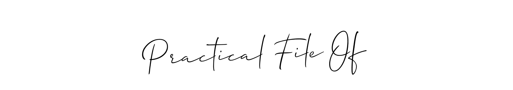 You can use this online signature creator to create a handwritten signature for the name Practical File Of. This is the best online autograph maker. Practical File Of signature style 2 images and pictures png