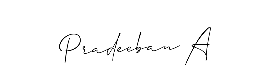 See photos of Pradeeban A official signature by Spectra . Check more albums & portfolios. Read reviews & check more about Allison_Script font. Pradeeban A signature style 2 images and pictures png