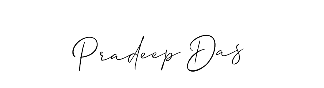 Make a beautiful signature design for name Pradeep Das. Use this online signature maker to create a handwritten signature for free. Pradeep Das signature style 2 images and pictures png