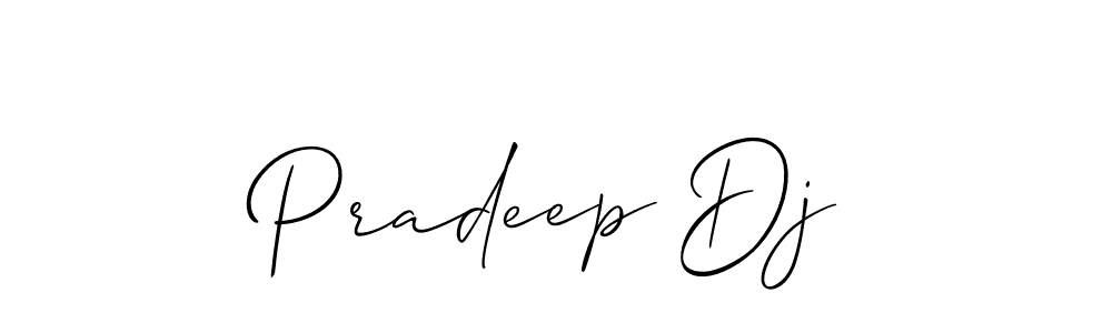 Here are the top 10 professional signature styles for the name Pradeep Dj. These are the best autograph styles you can use for your name. Pradeep Dj signature style 2 images and pictures png