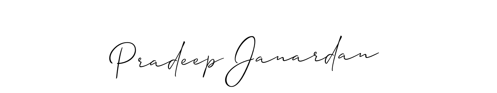 This is the best signature style for the Pradeep Janardan name. Also you like these signature font (Allison_Script). Mix name signature. Pradeep Janardan signature style 2 images and pictures png