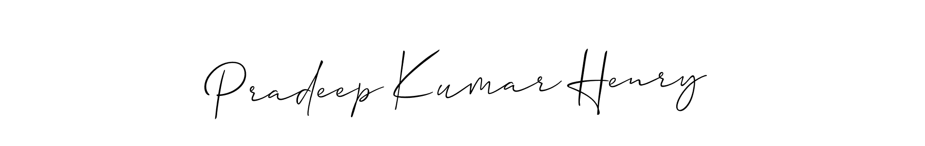 Make a beautiful signature design for name Pradeep Kumar Henry. Use this online signature maker to create a handwritten signature for free. Pradeep Kumar Henry signature style 2 images and pictures png