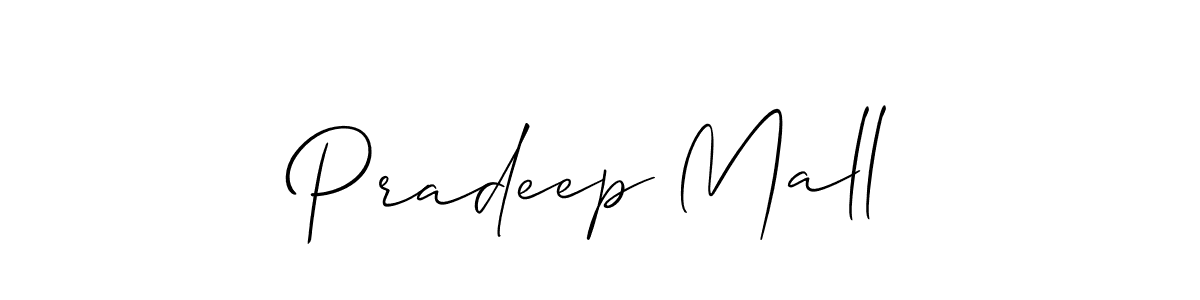 Make a beautiful signature design for name Pradeep Mall. Use this online signature maker to create a handwritten signature for free. Pradeep Mall signature style 2 images and pictures png