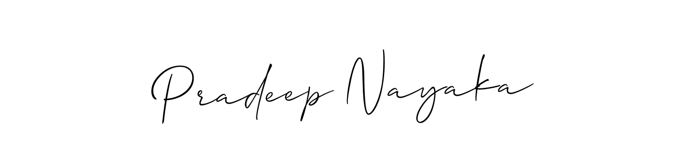 Once you've used our free online signature maker to create your best signature Allison_Script style, it's time to enjoy all of the benefits that Pradeep Nayaka name signing documents. Pradeep Nayaka signature style 2 images and pictures png