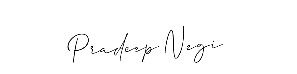 Best and Professional Signature Style for Pradeep Negi. Allison_Script Best Signature Style Collection. Pradeep Negi signature style 2 images and pictures png