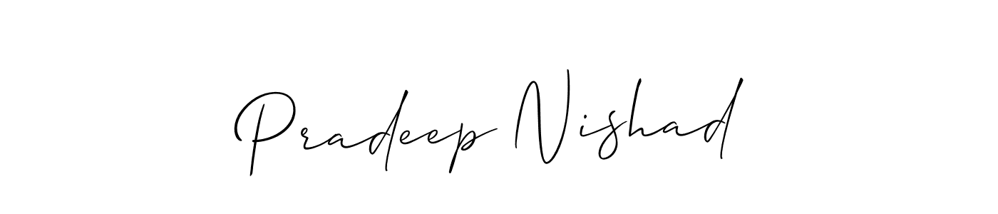 You can use this online signature creator to create a handwritten signature for the name Pradeep Nishad. This is the best online autograph maker. Pradeep Nishad signature style 2 images and pictures png