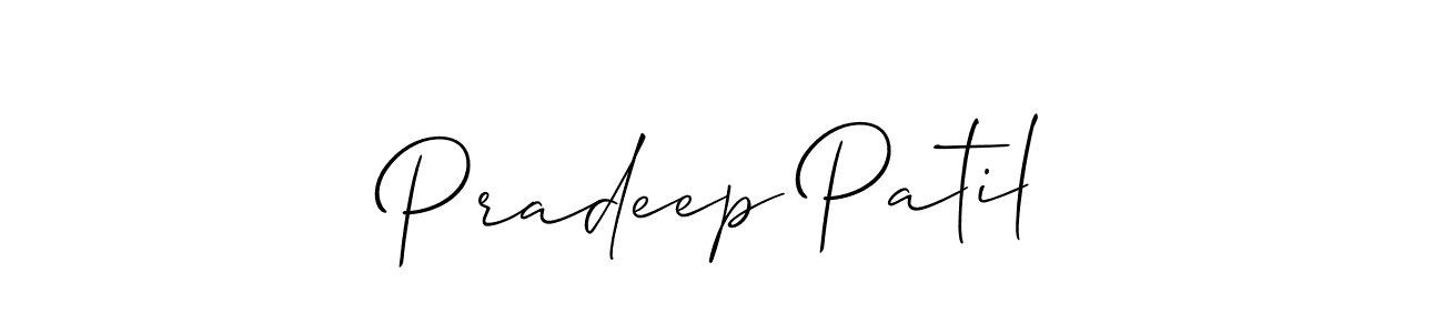 Similarly Allison_Script is the best handwritten signature design. Signature creator online .You can use it as an online autograph creator for name Pradeep Patil. Pradeep Patil signature style 2 images and pictures png