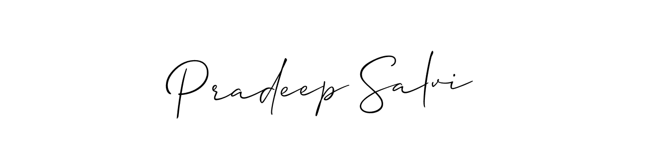 Here are the top 10 professional signature styles for the name Pradeep Salvi. These are the best autograph styles you can use for your name. Pradeep Salvi signature style 2 images and pictures png