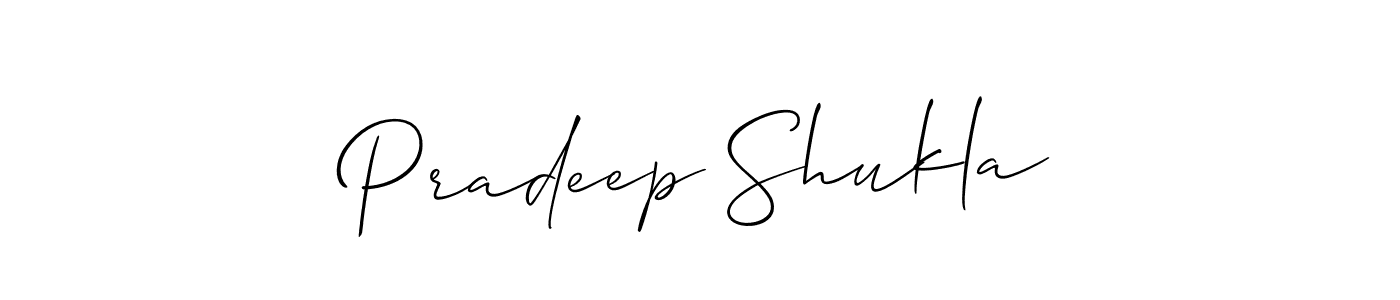 Best and Professional Signature Style for Pradeep Shukla. Allison_Script Best Signature Style Collection. Pradeep Shukla signature style 2 images and pictures png