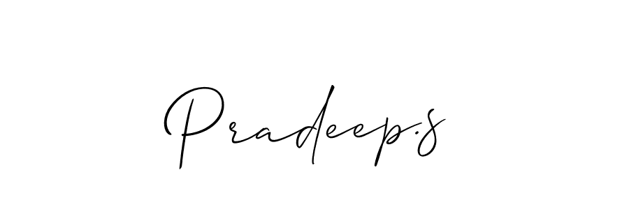 This is the best signature style for the Pradeep.s name. Also you like these signature font (Allison_Script). Mix name signature. Pradeep.s signature style 2 images and pictures png