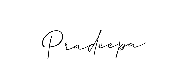 Once you've used our free online signature maker to create your best signature Allison_Script style, it's time to enjoy all of the benefits that Pradeepa name signing documents. Pradeepa signature style 2 images and pictures png