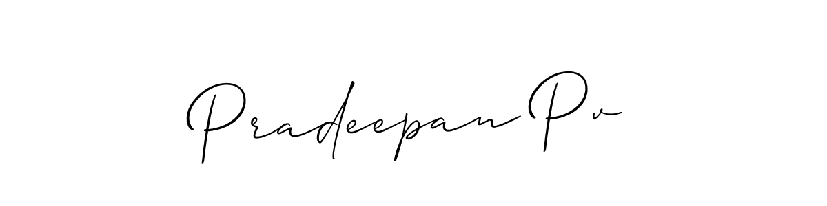 You can use this online signature creator to create a handwritten signature for the name Pradeepan Pv. This is the best online autograph maker. Pradeepan Pv signature style 2 images and pictures png