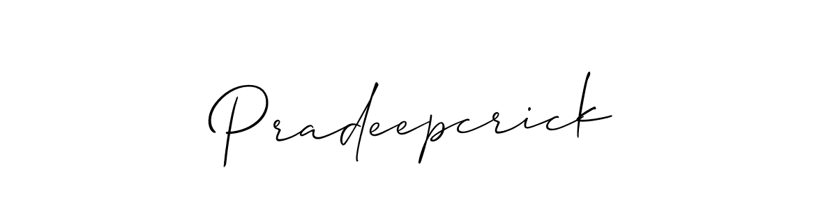 Best and Professional Signature Style for Pradeepcrick. Allison_Script Best Signature Style Collection. Pradeepcrick signature style 2 images and pictures png
