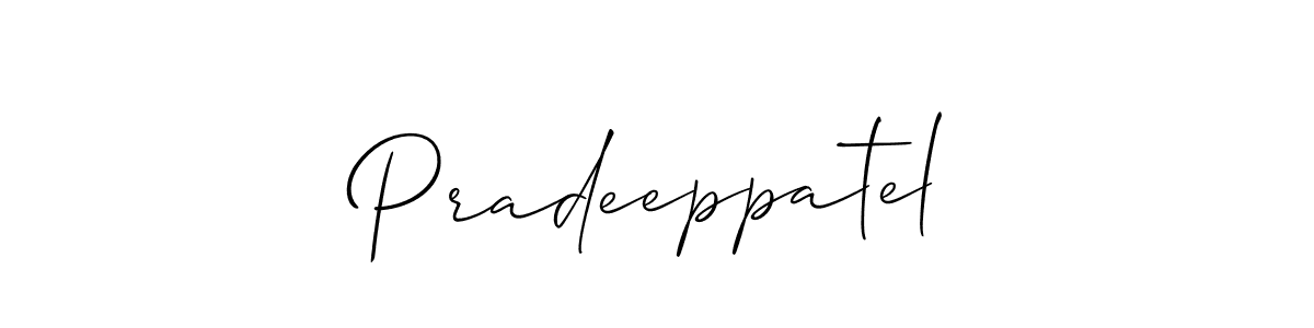 Similarly Allison_Script is the best handwritten signature design. Signature creator online .You can use it as an online autograph creator for name Pradeeppatel. Pradeeppatel signature style 2 images and pictures png
