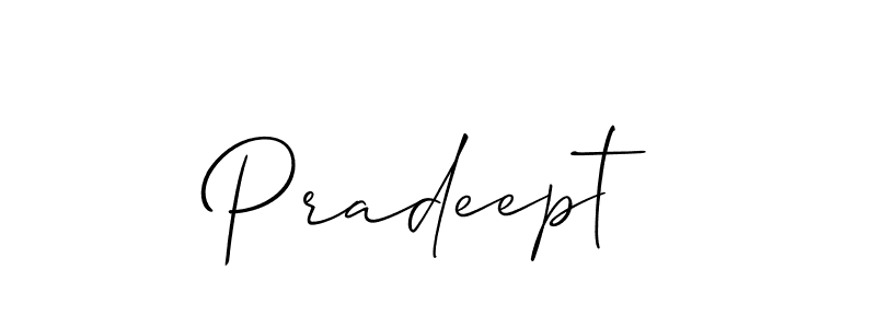 Best and Professional Signature Style for Pradeept. Allison_Script Best Signature Style Collection. Pradeept signature style 2 images and pictures png