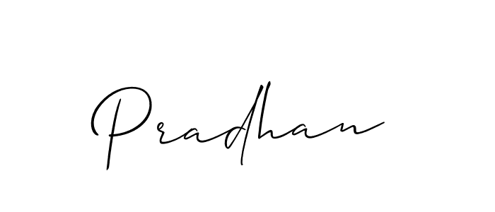 It looks lik you need a new signature style for name Pradhan. Design unique handwritten (Allison_Script) signature with our free signature maker in just a few clicks. Pradhan signature style 2 images and pictures png