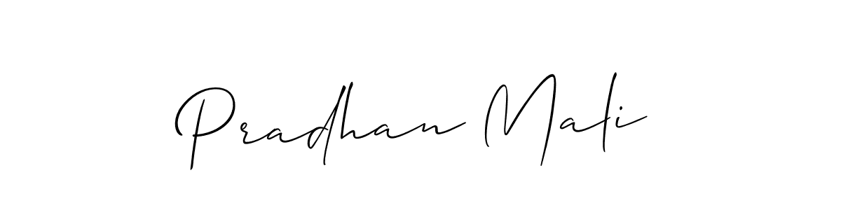 Best and Professional Signature Style for Pradhan Mali. Allison_Script Best Signature Style Collection. Pradhan Mali signature style 2 images and pictures png
