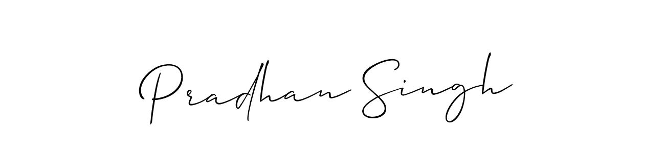 Pradhan Singh stylish signature style. Best Handwritten Sign (Allison_Script) for my name. Handwritten Signature Collection Ideas for my name Pradhan Singh. Pradhan Singh signature style 2 images and pictures png