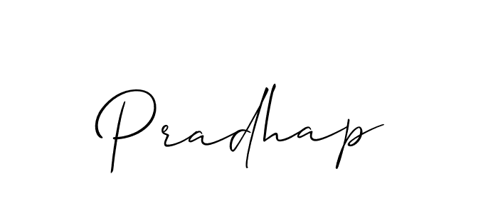 Make a short Pradhap signature style. Manage your documents anywhere anytime using Allison_Script. Create and add eSignatures, submit forms, share and send files easily. Pradhap signature style 2 images and pictures png