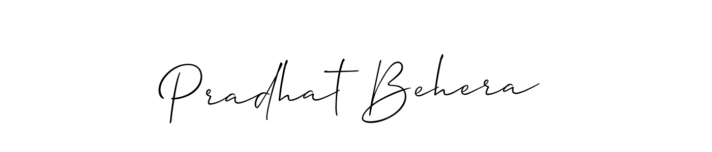 Make a beautiful signature design for name Pradhat Behera. Use this online signature maker to create a handwritten signature for free. Pradhat Behera signature style 2 images and pictures png