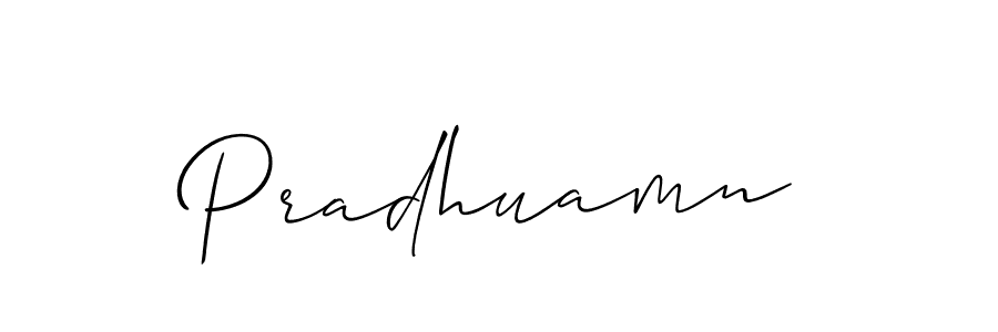 It looks lik you need a new signature style for name Pradhuamn. Design unique handwritten (Allison_Script) signature with our free signature maker in just a few clicks. Pradhuamn signature style 2 images and pictures png