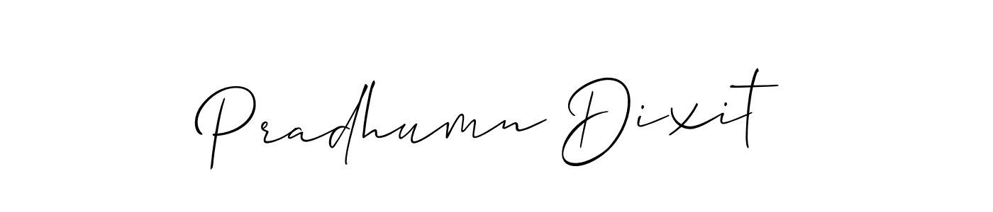 Also we have Pradhumn Dixit name is the best signature style. Create professional handwritten signature collection using Allison_Script autograph style. Pradhumn Dixit signature style 2 images and pictures png