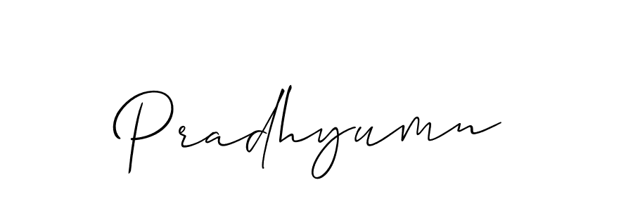 It looks lik you need a new signature style for name Pradhyumn. Design unique handwritten (Allison_Script) signature with our free signature maker in just a few clicks. Pradhyumn signature style 2 images and pictures png