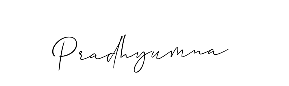 It looks lik you need a new signature style for name Pradhyumna. Design unique handwritten (Allison_Script) signature with our free signature maker in just a few clicks. Pradhyumna signature style 2 images and pictures png