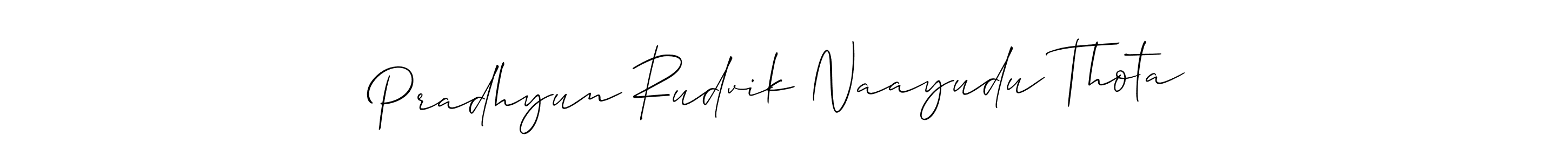 See photos of Pradhyun Rudvik Naayudu Thota official signature by Spectra . Check more albums & portfolios. Read reviews & check more about Allison_Script font. Pradhyun Rudvik Naayudu Thota signature style 2 images and pictures png