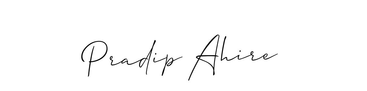 Once you've used our free online signature maker to create your best signature Allison_Script style, it's time to enjoy all of the benefits that Pradip Ahire name signing documents. Pradip Ahire signature style 2 images and pictures png