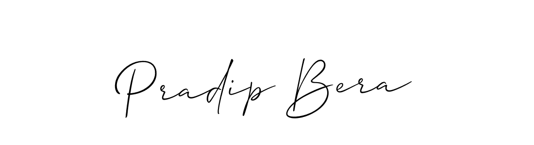 Best and Professional Signature Style for Pradip Bera. Allison_Script Best Signature Style Collection. Pradip Bera signature style 2 images and pictures png