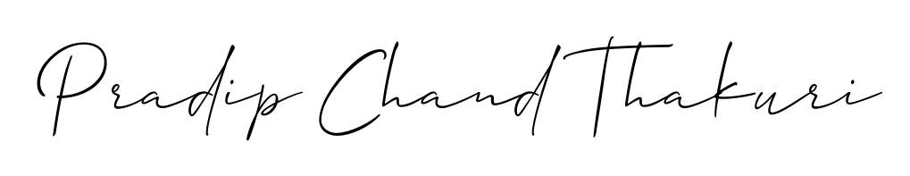 Stand out with a creative autograph for Pradip Chand Thakuri. The Allison_Script styling blends modern aesthetics with classic signature flourishes. Pradip Chand Thakuri signature style 2 images and pictures png
