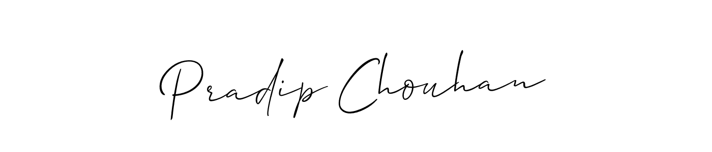 Make a beautiful signature design for name Pradip Chouhan. Use this online signature maker to create a handwritten signature for free. Pradip Chouhan signature style 2 images and pictures png