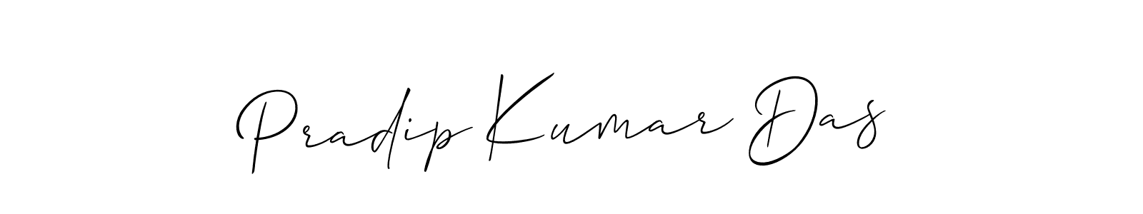 It looks lik you need a new signature style for name Pradip Kumar Das. Design unique handwritten (Allison_Script) signature with our free signature maker in just a few clicks. Pradip Kumar Das signature style 2 images and pictures png