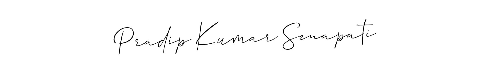 Pradip Kumar Senapati stylish signature style. Best Handwritten Sign (Allison_Script) for my name. Handwritten Signature Collection Ideas for my name Pradip Kumar Senapati. Pradip Kumar Senapati signature style 2 images and pictures png