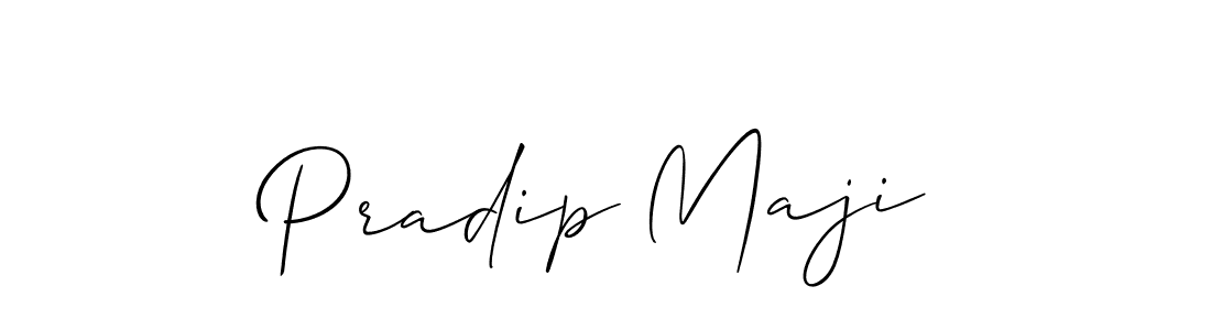 You can use this online signature creator to create a handwritten signature for the name Pradip Maji. This is the best online autograph maker. Pradip Maji signature style 2 images and pictures png