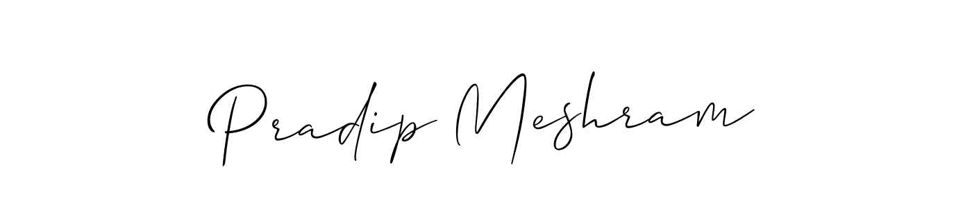 How to Draw Pradip Meshram signature style? Allison_Script is a latest design signature styles for name Pradip Meshram. Pradip Meshram signature style 2 images and pictures png