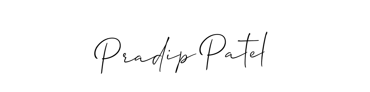 You should practise on your own different ways (Allison_Script) to write your name (Pradip Patel) in signature. don't let someone else do it for you. Pradip Patel signature style 2 images and pictures png
