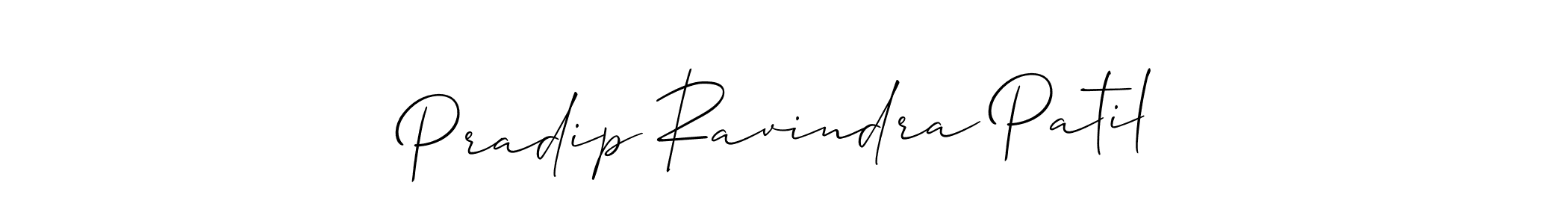 Make a beautiful signature design for name Pradip Ravindra Patil. With this signature (Allison_Script) style, you can create a handwritten signature for free. Pradip Ravindra Patil signature style 2 images and pictures png